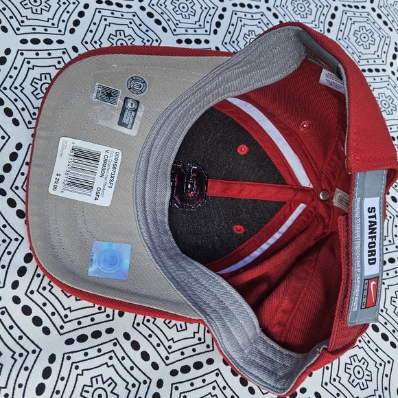 Stanford Cardinal Nike Adjustable Hat Unisex Red One Size Fits All - NWT - Picture 6 of 8